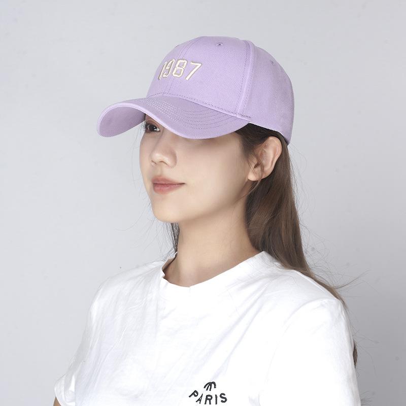 Fashion Hat Women's Summer Deep Top Hardtop Baseball Cap Korean Edition Tide Letter Embroidery Shade Cap