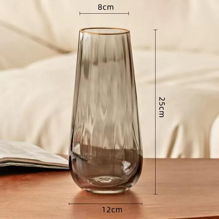 Ваза Стеклянная ваза Украшение дома Украшения Цветочная композиция Ваза для цветов