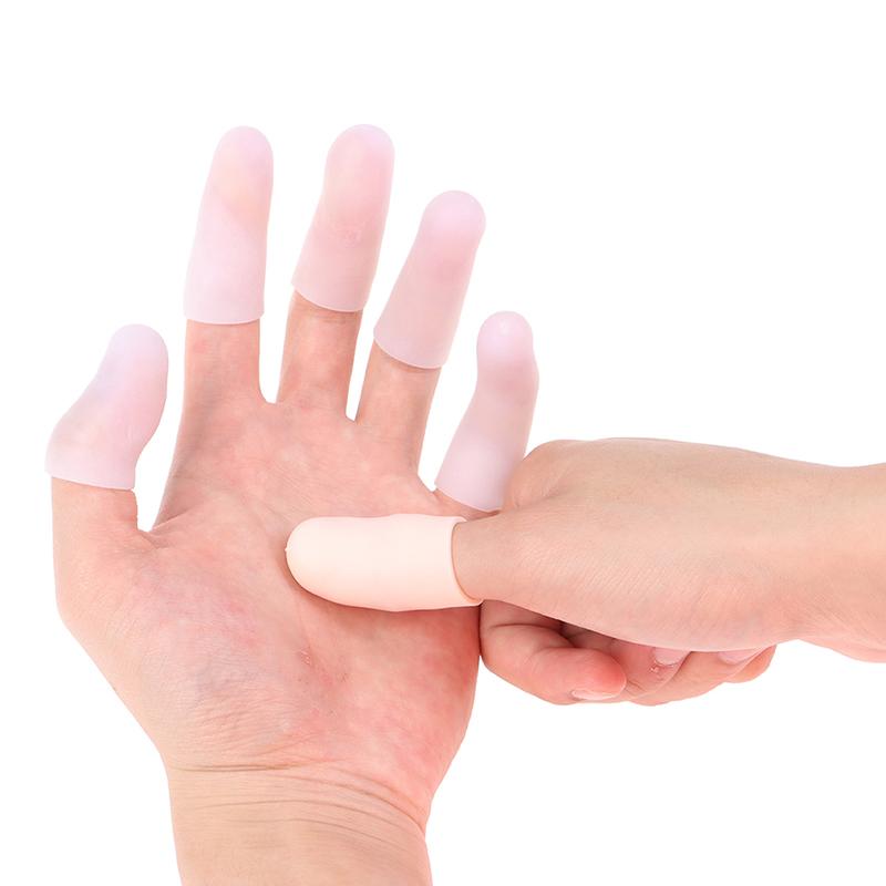 10 шт. силиконовые гелевые защитные перчатки для пальцев
