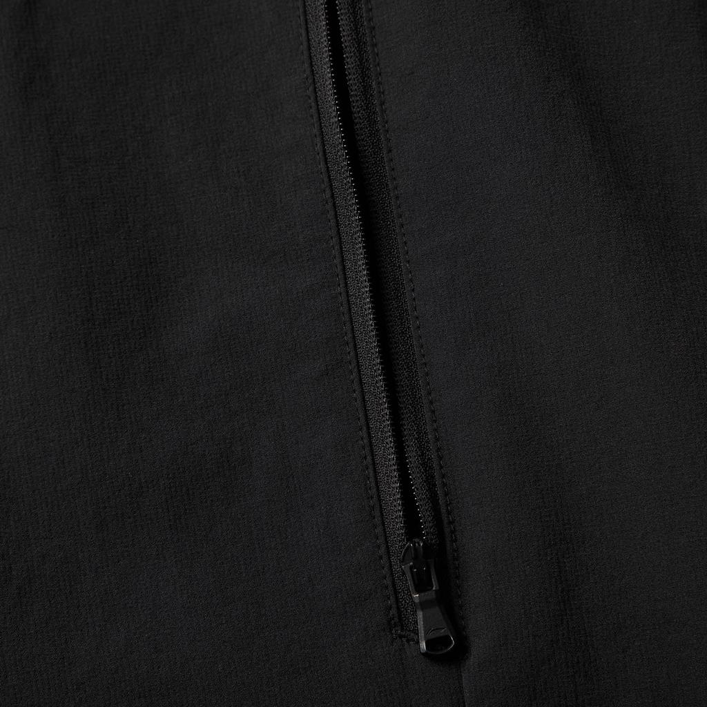 Li Ning Comfortable Simple Versatile Hooded Zipper Solid Color Sports Jacket Men Jackets Black AFDV675-6