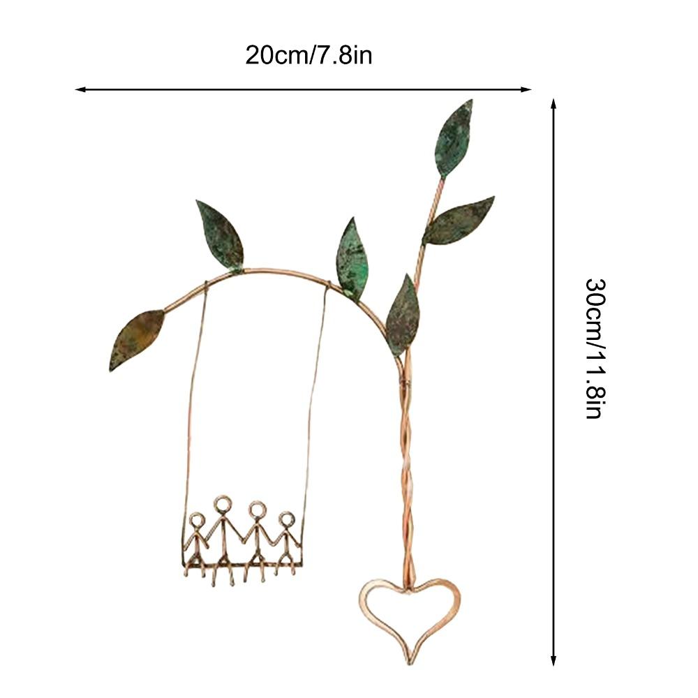 11.81x7.87in Metal Wall Art Sculpture Gold Hanging Wall Decor Home Office Decor