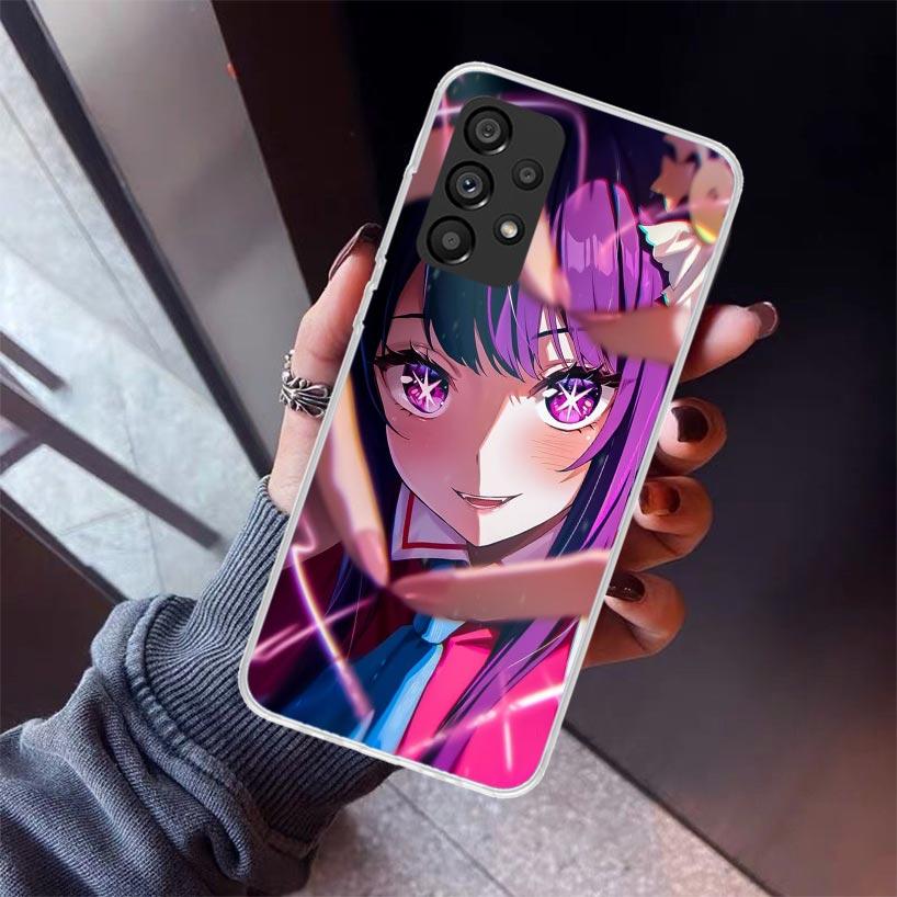 Oshi No Ko Phone Case For Samsung Galaxy A12 A52S A42 A32 A22 A51 A50 Note 20 Ultra 10 S10 Plus A71 A70 A31 A30 A10S Galaxy A12