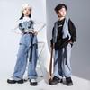 Girls' Japanese Street Dance Jazz Costume - Children's Hip-Hop Catwalk and Stage Performance Suit