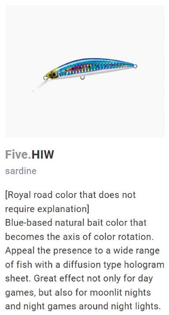 Yo Zuri Тяжелая тонущая приманка Duel Hardcore 90S Minnow F1189-HIW (0356)