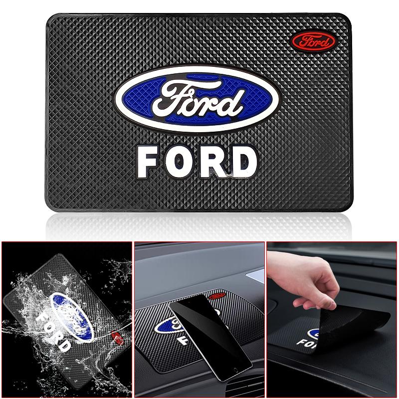 1Pcs Car Anti-Slip Pads Dashboard Phone Holder Sticky Mats Accessories For Ford Focus Mondeo MK1 MK2 MK4 MK3 Fiesta ST Line Kugo Transit Escape Fusion