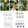 6pcs Stars Christmas Tree Hanging Ornament Creative Sun Catcher Crystal Pendant Window