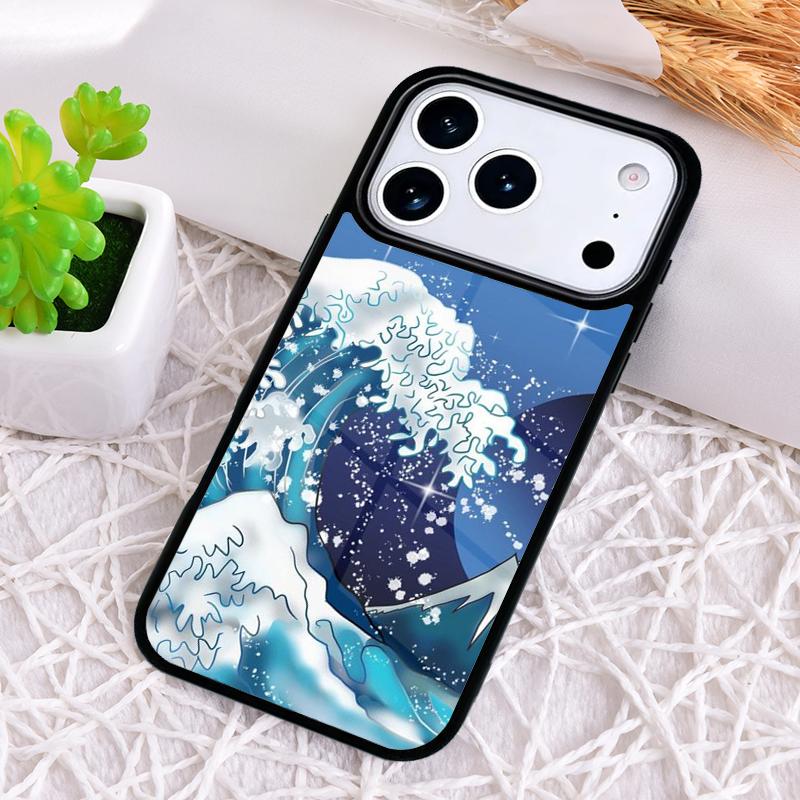 Большая волна у Канагавы Ударопрочный чехол для телефона для iPhone 17 Air 16e 15 11 12 14 13 Pro Max Обложка Coque