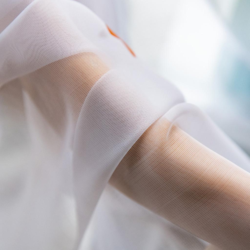 (Семидневный)Листья прозрачные занавески Тюль Обработка окон вуаль драпировка балдахин 1 панель ткань