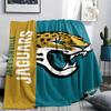Jacksonville Jaguars Print Flannel Blanket High Quality Warm Comfortable Cover for All Seasons Perfect for Gifts Home Decor