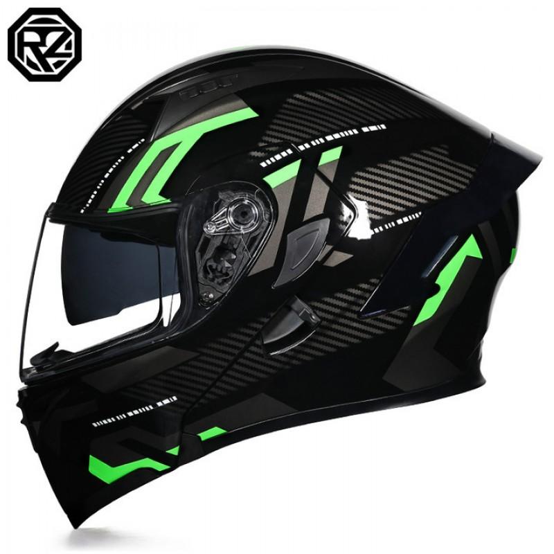 Full Face Motorcycle Helmet Men Women With Visor Flip-Up Design ABS Shell Winter Riding Gear In Multiple Colors
