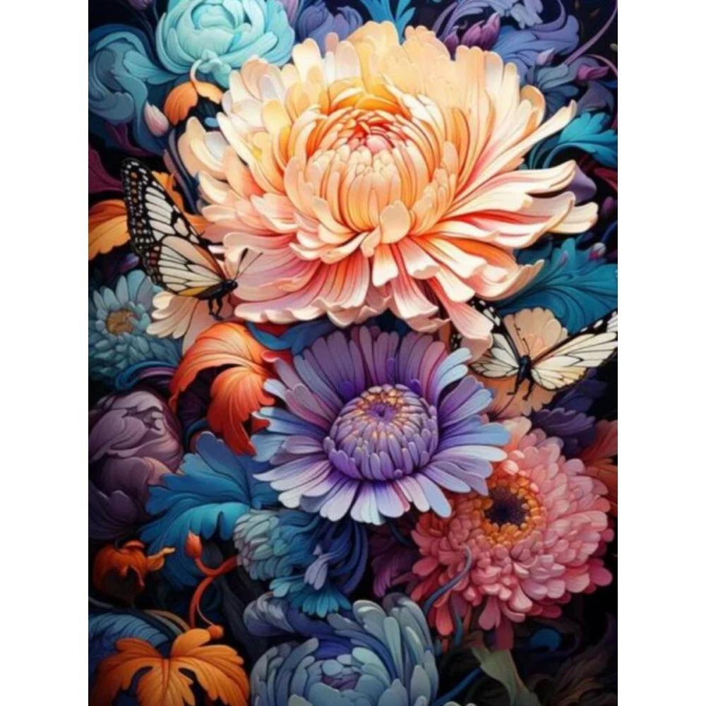 Алмазная картина Полный дрель Лебедь Слон Круглая алмазная живопись Ручная работа Красивая бабочка Цветок Diy Алмазная мозаика Картина Украшение дома