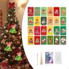 DIY Painting Sticker Christmas Themed Craft Toys Princess Dress 3D Pasted Poking Drawing Boards