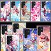 Чехол для телефона Honkai Star Rail Hyacine Capa Для Samsung S26 Ultra S25 Edge Galaxy S23 S21 S20 S24 FE S22 S10 Plus Прозрачный ТПУ S