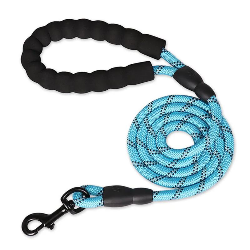 1.5/2/3M Reflective Dog Leash with Comfortable Padded Handle Double Heavy Duty Traction Rope for Small Medium Large Dogs Enhance Safety and Control