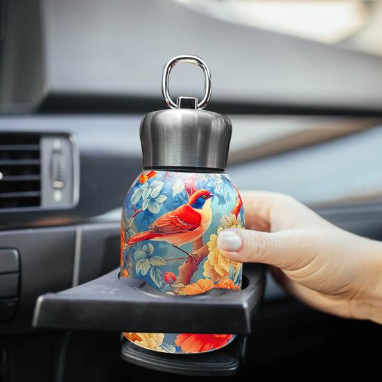 Portable Thermal Bottle Water Flask Mini Thermal Cup 300ml Insulated Tumbler for Hot Cold Drinks Leak-proof Travel Coffee Mug Gift for Lovers Parents