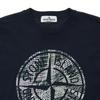 STONE ISLAND Футболка с принтом логотипа Повседневная с коротким рукавом Детские топы Темно-синий 781621072-V0020