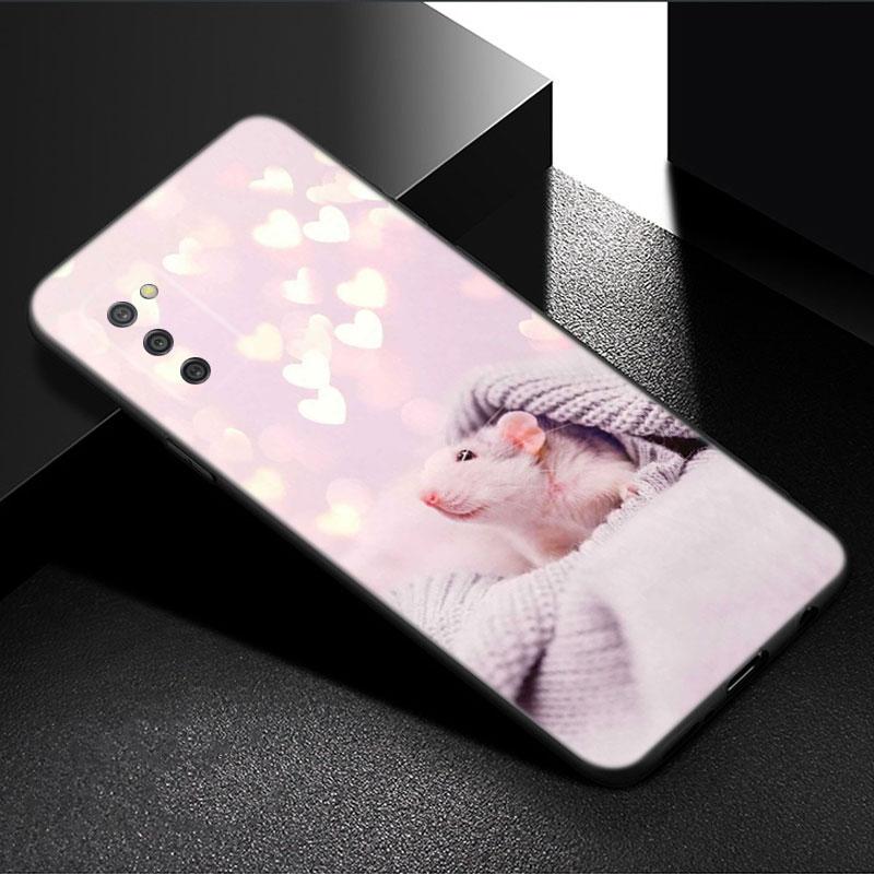Милый чехол для телефона с изображением хомяка для Samsung Galaxy A01 A03 Core A04 E A02 A05 A10 A20 A21 A30 A50 S A6 A8 Plus A7, черный чехол