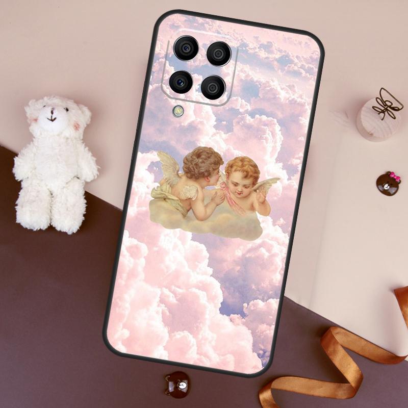 Эстетичный чехол 'Ангел эпохи Возрождения' для Samsung Galaxy M11 M31 M21 M53 M13 M32 M52 M15 M35 M55 M14 M34 M54 M06 M16 M36 M56