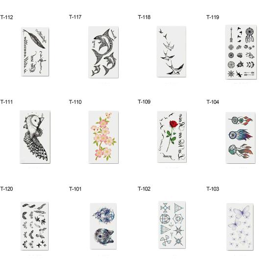 Unisex Long Cool Arm Lasting Body Tattoo Waterproof Transfer Sticker