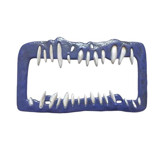 Хэллоуин Ужас Рамка для номерного знака Универсальная посадка Простая установка Погодоустойчивый Держатель номерного знака Украшение автомобиля Знак