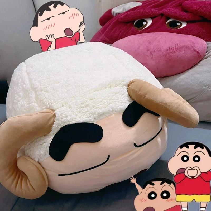 Плюшевая подушка из мультфильма «Крошка Шин-чан» с наполнителем из ПП-хлопка для девочек Подарок для девочек