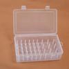 Sewing Thread Storage Box, Empty Clear Embroidery Organizer,