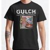 РАСПРОДАЖА Футболки Gulch Band, Абсолютно новая черная футболка, Панк-музыка, Унисекс футболка S-4XL