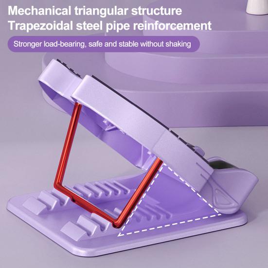 Foldable Slant Board for Calf Stretching 9 Levels Adjustable Incline Squats Board for Plantar Fasciitis & Foot Pain Relief