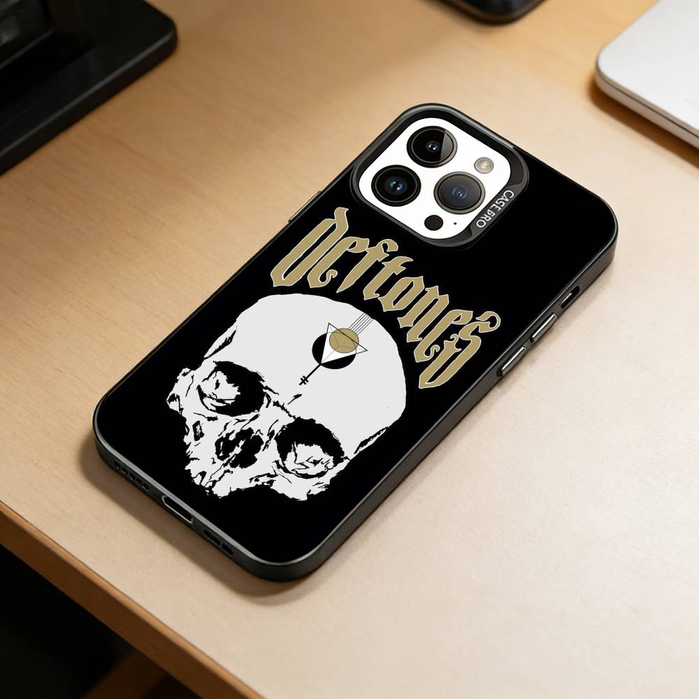 Nu-Metal Band Deftones  Phone Case For iPhone 17,16,15,14,13,12,11 Plus,Pro Max,XS,Colorful Silver Black Cover