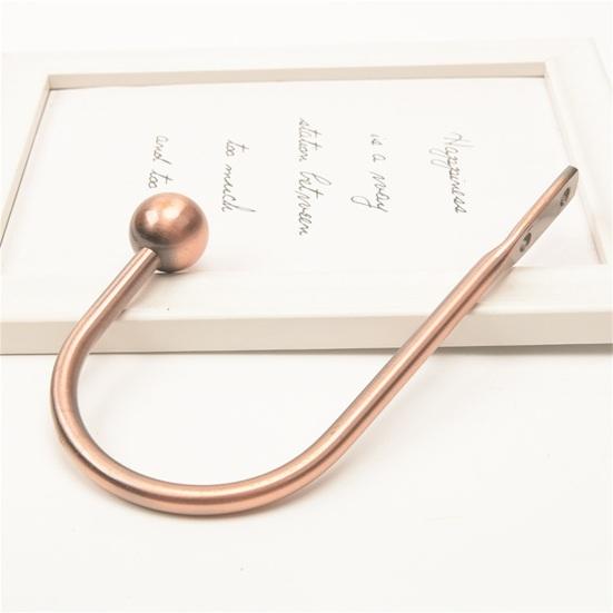 Yousheng 2 шт. держатели для штор полированные с двумя отверстиями U-образные портативные изысканные широко применяемые прочные современные настенные крючки для подхвата штор