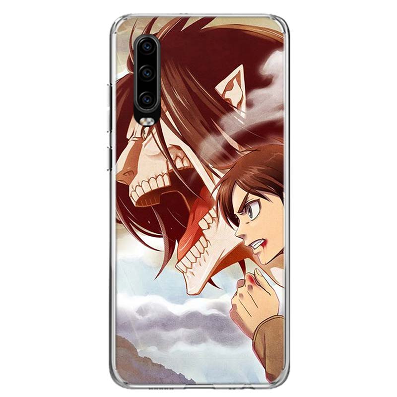 Чехол для телефона с изображением аниме «Атака Титанов» для Huawei P30 P20 P10 P40 P50 Pro Mate 20 40 30 10 Lite, популярный чехол Fundas Art Gift Coque