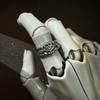 Ретро 13-й Черный Крестовый Поход Регулируемое Открытое Кольцо Для Мужчин Панк Готика Дерзкое Медное Украшение Аксессуары Warhammer 40K Подарок Для Него