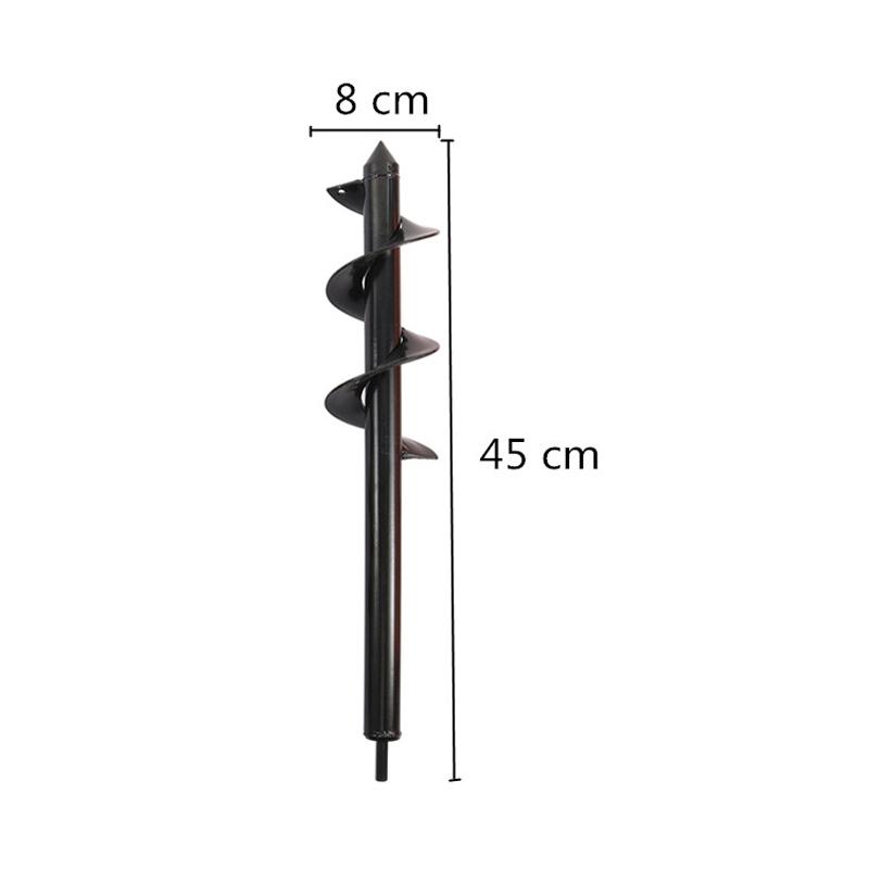 6 Размеров Садовые Электроинструменты-Земляной Бур Спиральное Буровое Долото Шнек Инструмент для Копания Отверстий для Посадки Семян Растений и Цветов