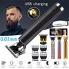 2022 Upgrade Hair Clipper Cordless USB Charging Hairdressing Set T-Blade Men's Razor Barber Shop Trimmer