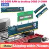 1-3 шт. Адаптер SO DDR5 RAM для ноутбука на DDR5 U-DIMM для настольного компьютера Конвертер карты памяти Ноутбук на настольный компьютер SO-DIMM на PC DIMM Карту