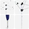 Pop up Party Tent 192 x 192 x 245 cm Blue