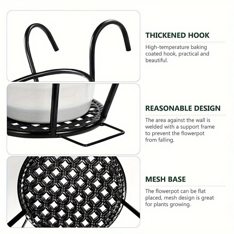 Подвесные балконные ящики, Металлический цветочный горшок, Железная стойка, Балконная корзина-плантер, Маленькая полка-контейнер для балконной ограды, Садовый цветочный горшок
