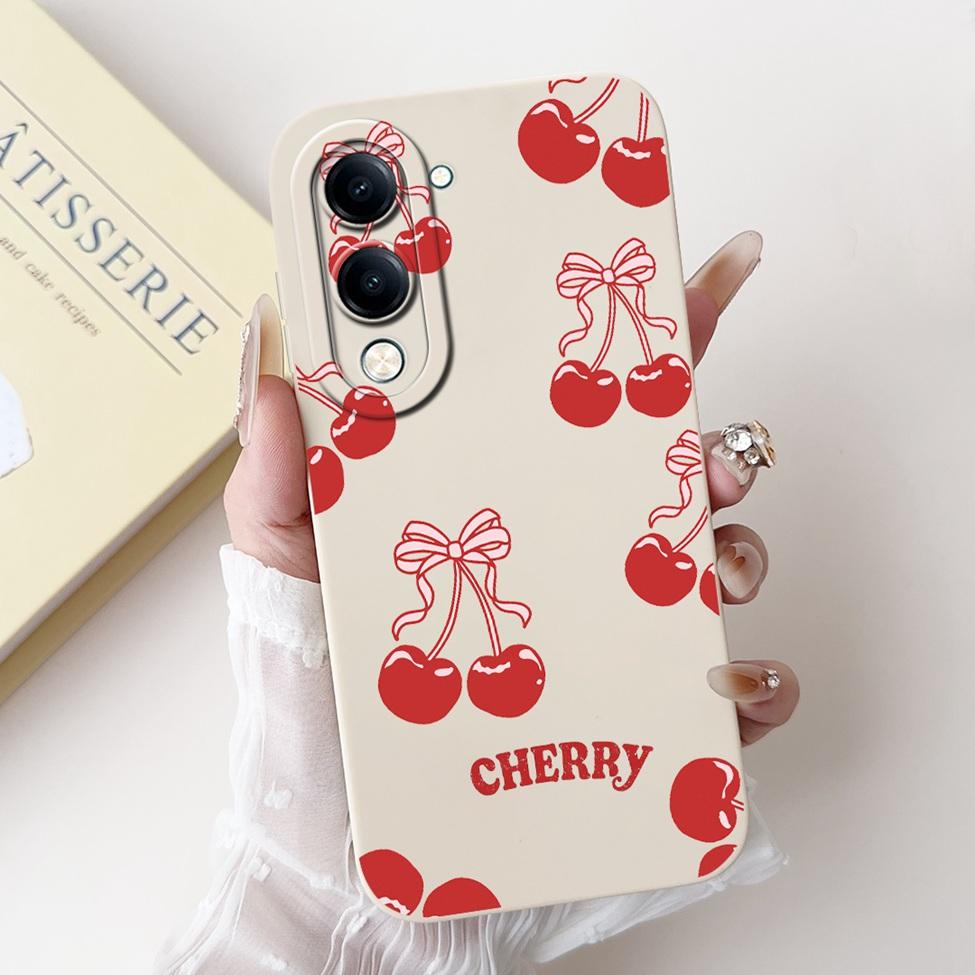 For Vivo Y04 Case V2430 Silicone Cute Cat Fashion Butterfly Flowers Love Painted Back Cover For Vivo Y04 4G Phone Case Bumper