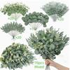 70 шт. Листья Эвкалипта Искусственные Цветы Букеты DIY Смешанный Цветочный Декор Оптом Домашний Декор Цветочная Композиция