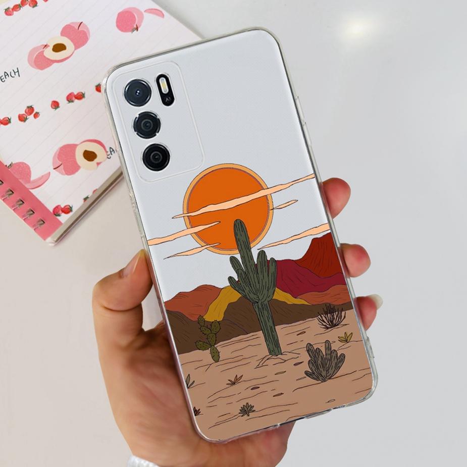 Чехол для Oppo A16 A16s Стильный окрашенный задний чехол Мягкий тонкий чехол для телефона для Oppo A16s OppoA16 s CPH2269 Coque Fundas Бампер Корпус