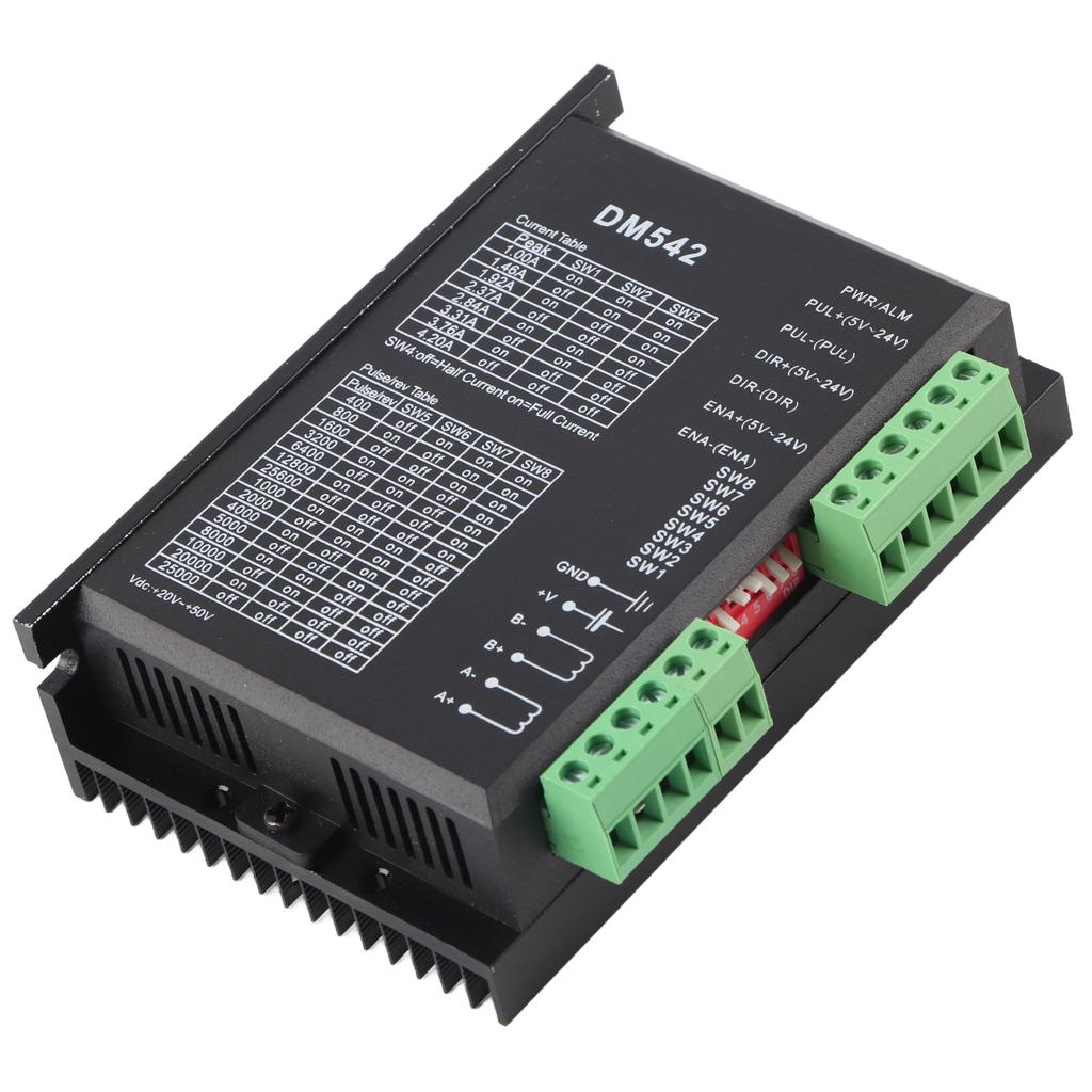 DM542 2 phase Stepper Motor Driver 57 86 Series Stepping Motor Driver 18 48VDC Peak 4.2A