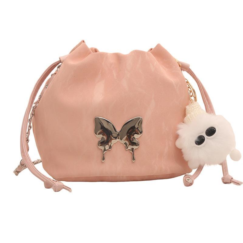 Летняя маленькая сумка женская новая высококлассная нишевая дизайнерская цепочка сумка-мессенджер модная сумка-ведро