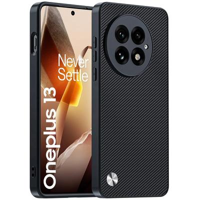 Для чехла Oneplus 13 Модный чехол из ПУ кожи с текстурой волокна для полной защиты телефона для Oneplus 13 Противоударная Capa Funda