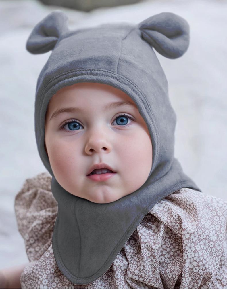 Модная детская шапка с защитой ушей на осень/зиму 2025 года