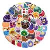 60 мультяшных граффити-стикеров Slime Rancher для самостоятельного оформления чемоданов и скейтбордов