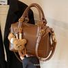 Сумка премиум-класса в стиле ретро, женская, 2025, новая, модная сумка-мессенджер, сумка-ведро, большая вместимость, плечевая сумка-тоут