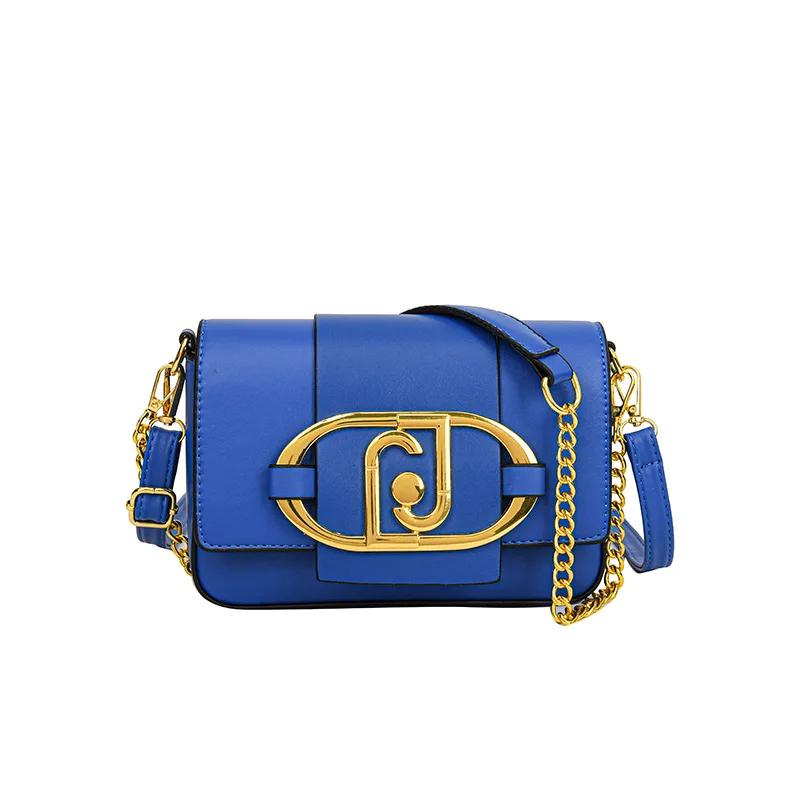 Многофункциональная сумка через плечо с металлической пряжкой и цепочкой для женщин, сумка через плечо с замком, роскошный дизайн, квадратные сумки, новая мода