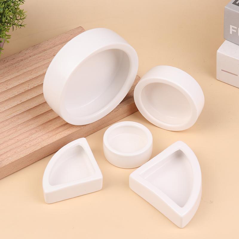 Рептилии Керамическая миска для еды Миска для кормления и питья Контейнер для мучных червей против побега для домашних ящериц Хомяк Аксессуары