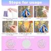 Rainbow Window Stickers, 18 Pcs Prism Window Cling for Windows Bird Deterrent, Sun Catcher Sticker (2 Sheets)