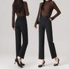 Flowing Time Women's Elegant Cropped Casual Pants